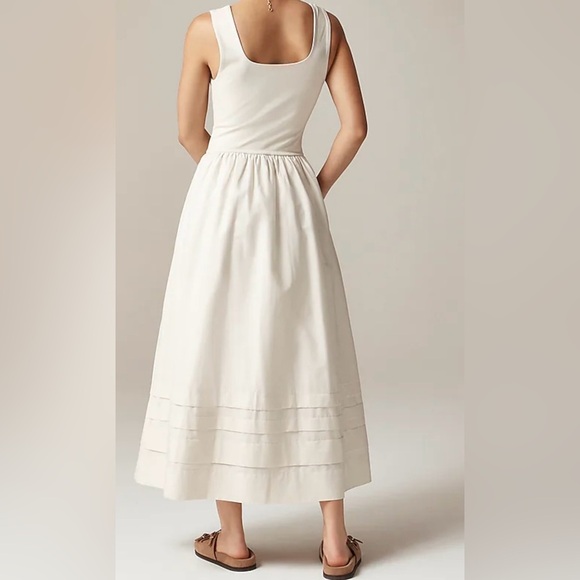 J. Crew Cream Midi Dress - Picture 8 of 10
